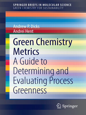 cover image of Green Chemistry Metrics